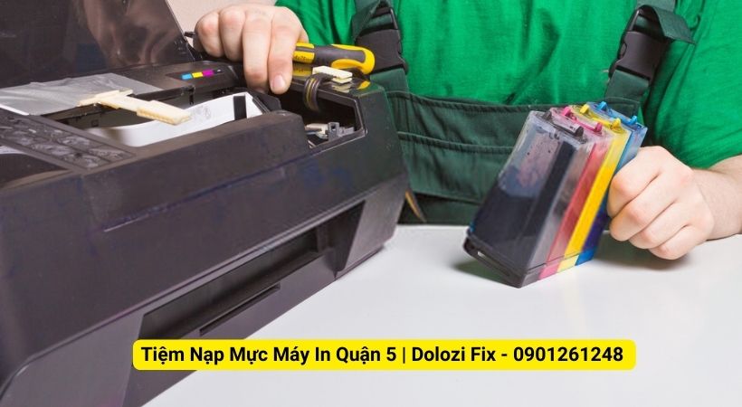 Nạp mực máy in tại nhà quận 5