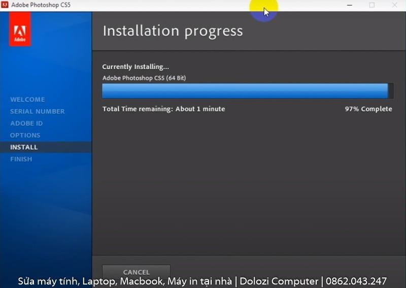 đợi quá trình hoàn tất