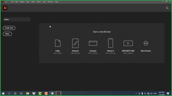 Adobe Illustrator 2022