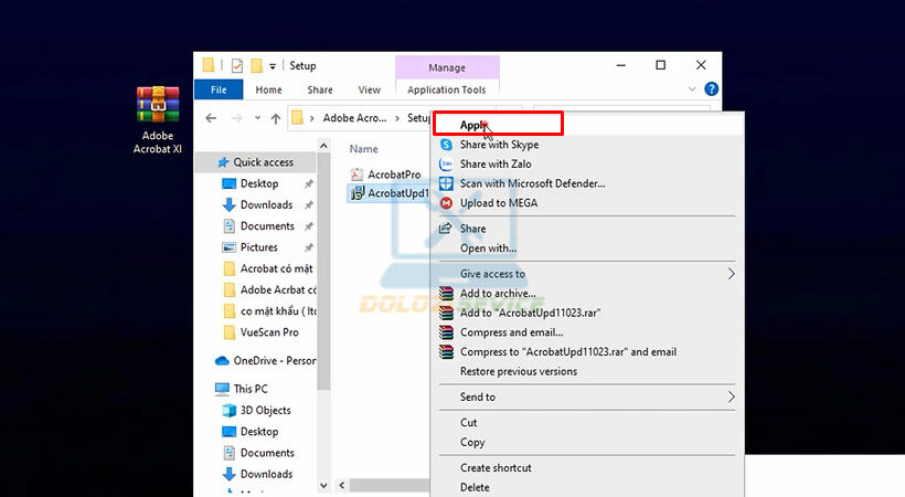 Hướng dẫn cài đặt Adobe Acrobat 11