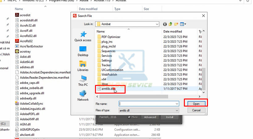 Chọn File như hình sau đó chọn Open.