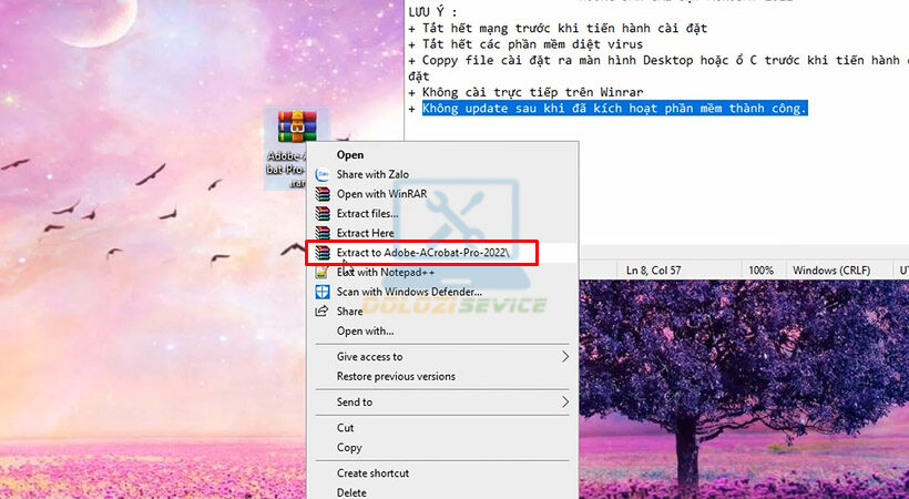 Cài đặt và tải Acrobat 2022: Hướng dẫn chi tiết cho người dùng 2 Giải nén phần mềm Acrobat 2022
