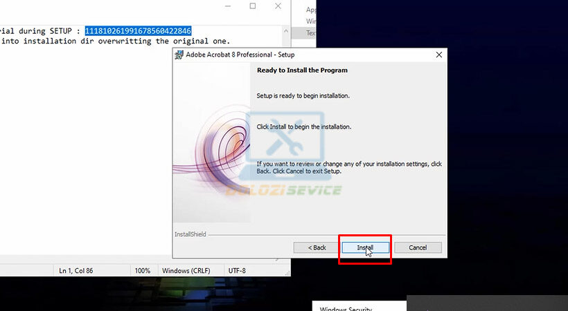 Hướng Dẫn Cài Đặt Acrobat 8 và Tải Phần Mềm Miễn Phí 12 Chọn Install Adobe Acrobat 8.