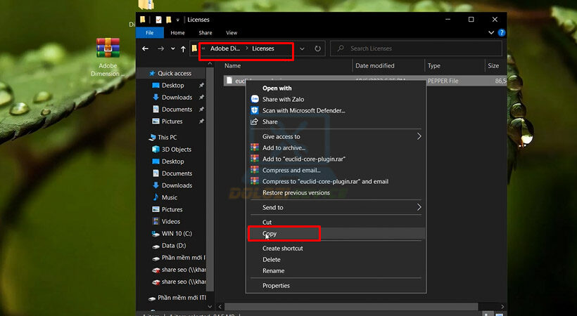 Hướng dẫn cài đặt Adobe Dimension 2019