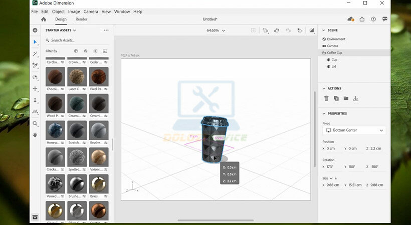 Hướng dẫn cài đặt và tải Dimension 2020 dễ dàng nhất 7 Đây chính là giao diện chính của phần mềm.