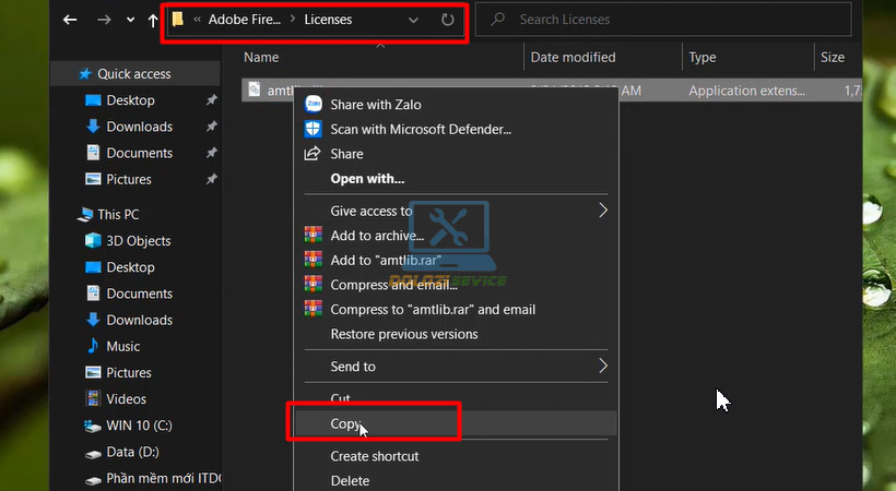Hướng Dẫn Cài Đặt Fireworks CS6 và Tải Phần Mềm Miễn Phí 10 Copy file kích hoạt Fireworks