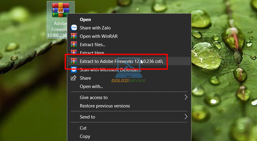 Hướng Dẫn Cài Đặt Fireworks CS6 và Tải Phần Mềm Miễn Phí 2 Giải nén Fireworks CS6