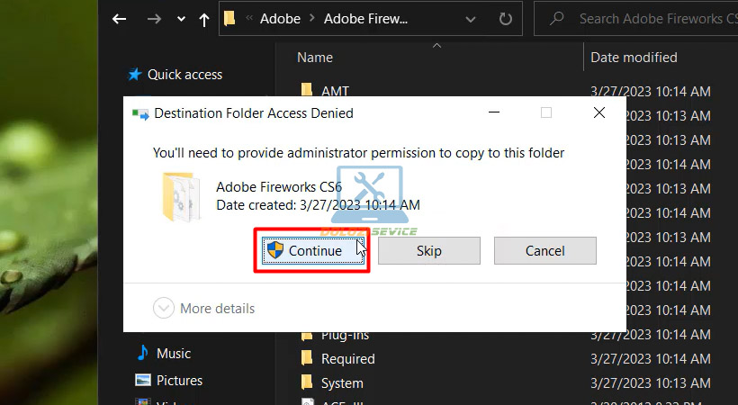 Hướng Dẫn Cài Đặt Fireworks CS6 và Tải Phần Mềm Miễn Phí 12 Nhấn Continue