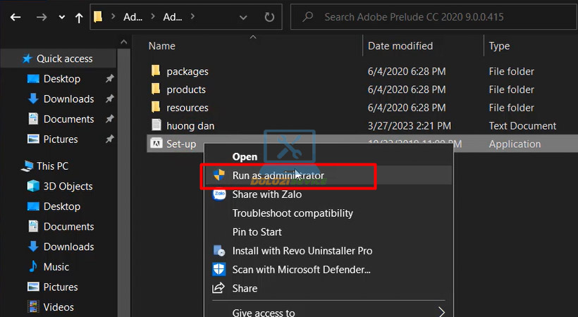 Tải Adobe Prelude CC 2020