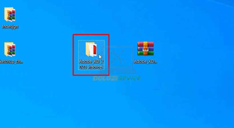 Mở file giải nén