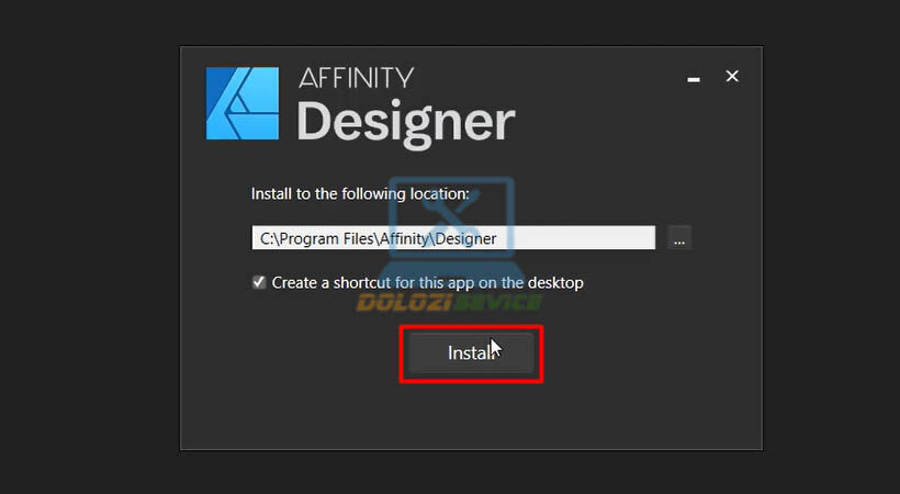 Hướng Dẫn Cài Đặt Affinity Designer 2022: Tải Ngay Tại Đây! 5 Chọn Install