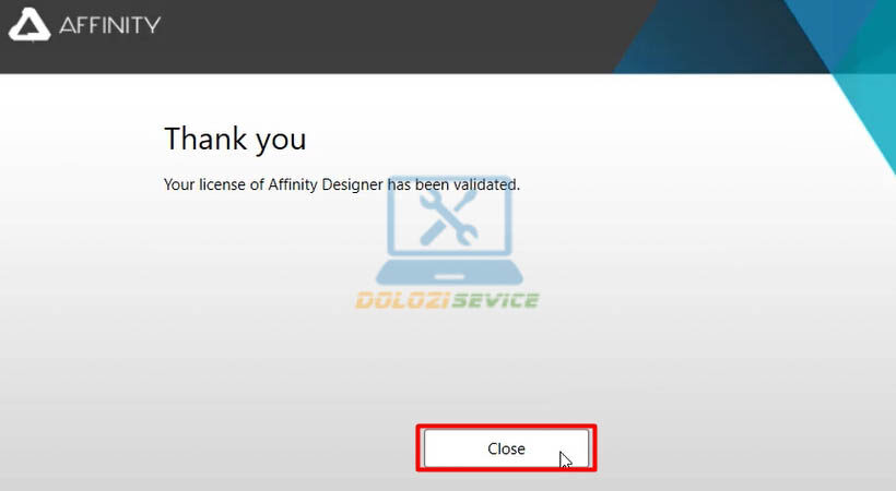 Hướng Dẫn Cài Đặt Affinity Designer 2022: Tải Ngay Tại Đây! 13 Chọn Close
