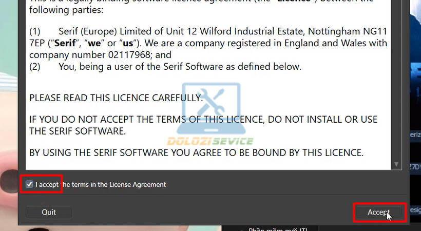 Hướng Dẫn Cài Đặt Affinity Designer 2022: Tải Ngay Tại Đây! 14 Chọn I Accept và nhấn Accept