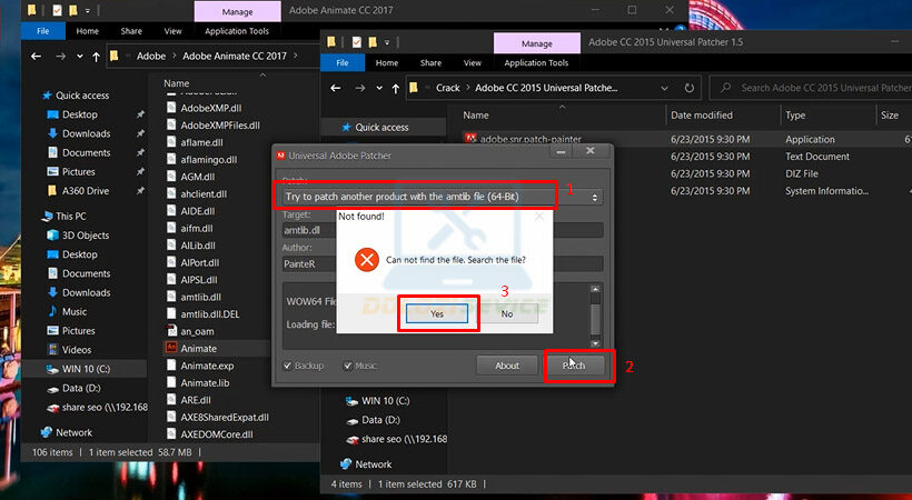 Hướng dẫn cài đặt Animate 2017Mở file Crack như đường dẫn sau đó chọn các bước như hình.