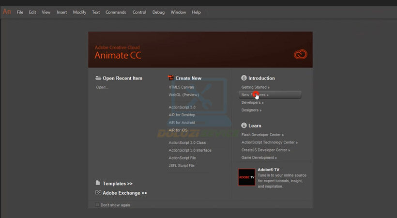 Hướng dẫn cài đặt Animate 2017