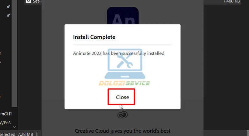 Hoàn tất cài đặt