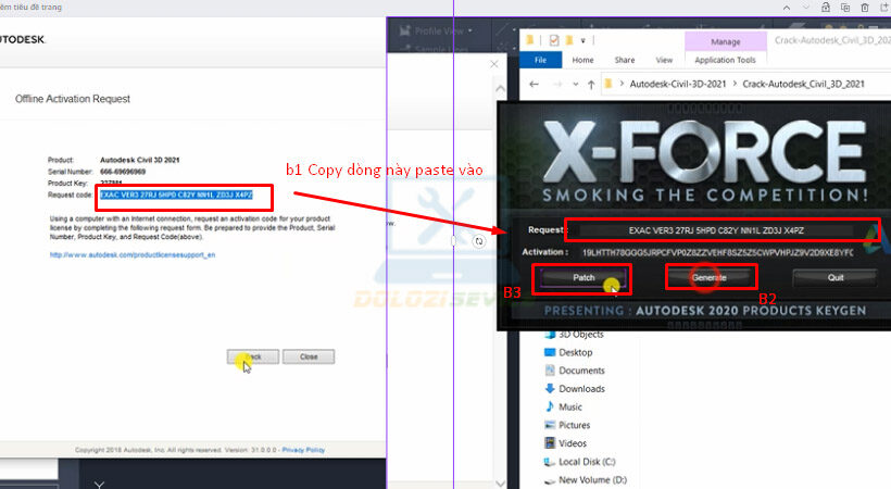 Lựa chọn và làm theo hướng dẫn.