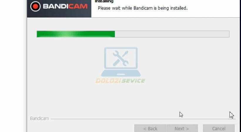 Đợi quá trình cài đặt hoàn tất