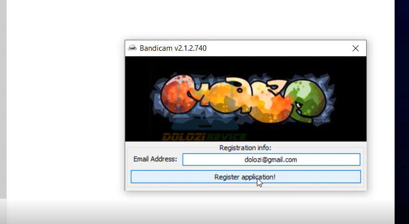 Điền Gmail của bạn và chọn Register ...