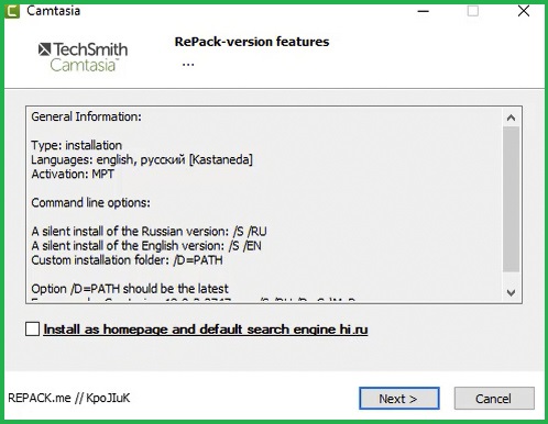 Hướng dẫn cài đặt phần mềm Camtasia 2018