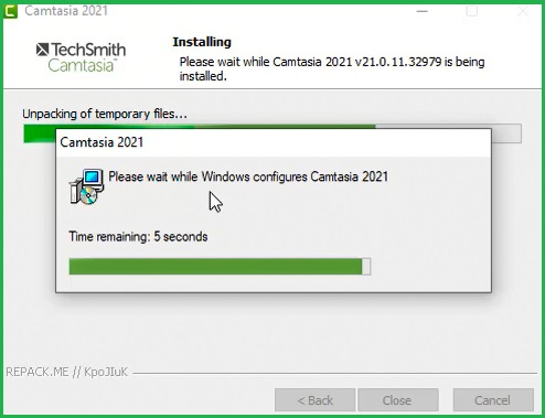 Hướng Dẫn Cài Đặt Camtasia 2021 & Tải Phần Mềm Miễn Phí 11 Đợi cài đặt