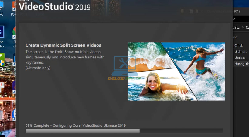 Đợi cài đặt hoàn tất