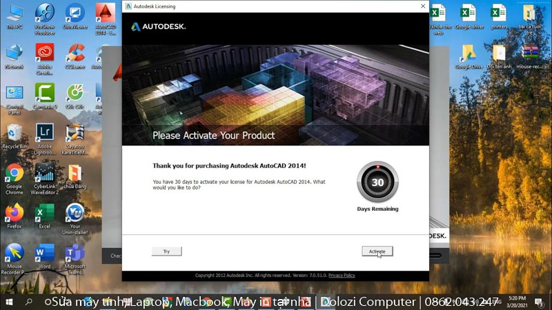 Hướng Dẫn Cài Đặt và Tải phần mềm AutoCAD 2014 Miễn Phí 14 Crack 4