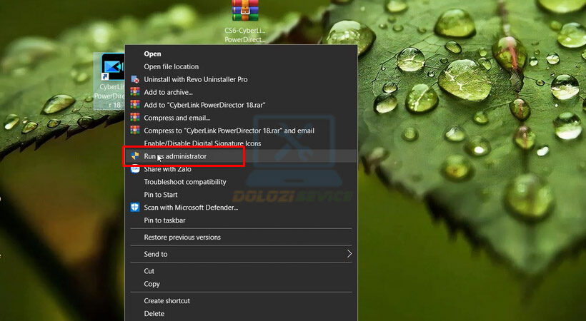 Khởi chạy file CyberLink PowerDirector Ultimate 18.