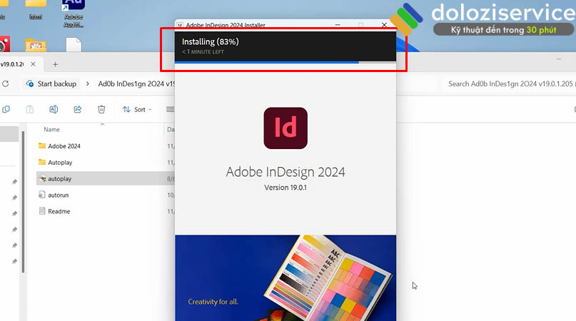 Phần mềm đang loading