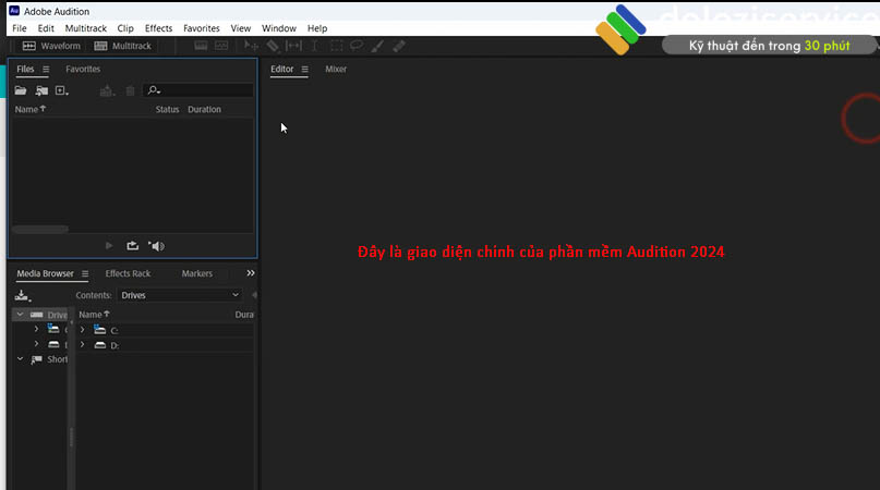 Đây là giao diên chính của phần mềm sau khi cài đặt.