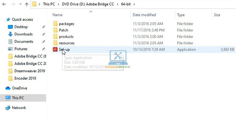 Chạy File cài đặt phần mềm