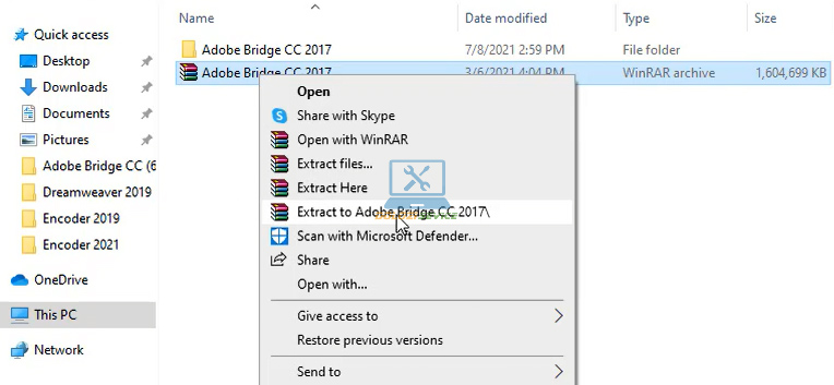 Giải nén phần mềm Bridge 2017 Full Crack