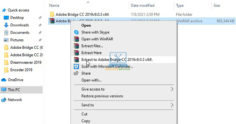 Giải nén phần mềm Bridge 2019 Full Crack