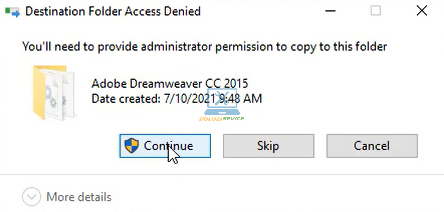 Cài đặt Dreamweaver 2015: Hướng dẫn và Tải phần mềm Miễn phí 16 Chọn Continue