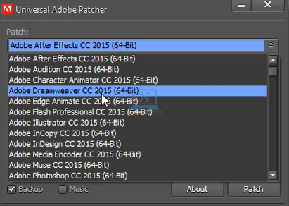 Cài đặt Dreamweaver 2015: Hướng dẫn và Tải phần mềm Miễn phí 18 Chọn phần mềm cần kích hoạt bản quyền