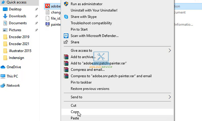 Copy phần mềm kích hoạt bản quyền