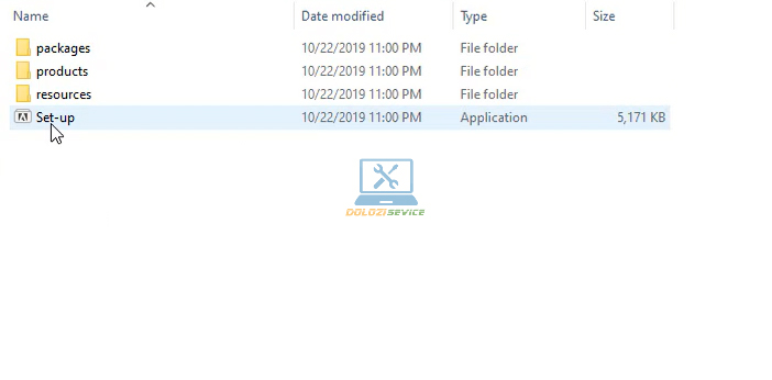 Chạy File cài đặt phần mềm