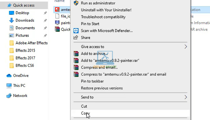 Copy phần mềm kích hoạt bản quyền