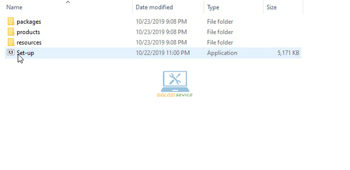Chạy File cài đặt phần mềm