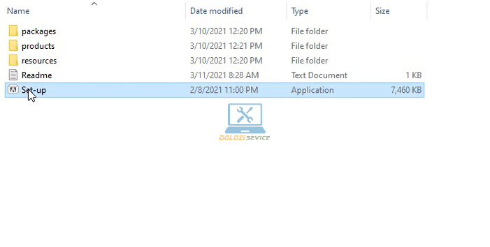Chạy File cài đặt phần mềm