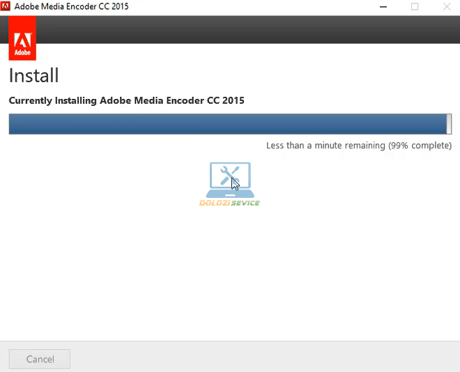 Đợi Encoder 2015 Full Crack cài đặt hoàn tất