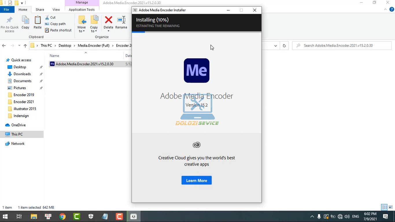 Đợi phần mềm Encoder 2021 Full Crack cài đặt hoàn tất