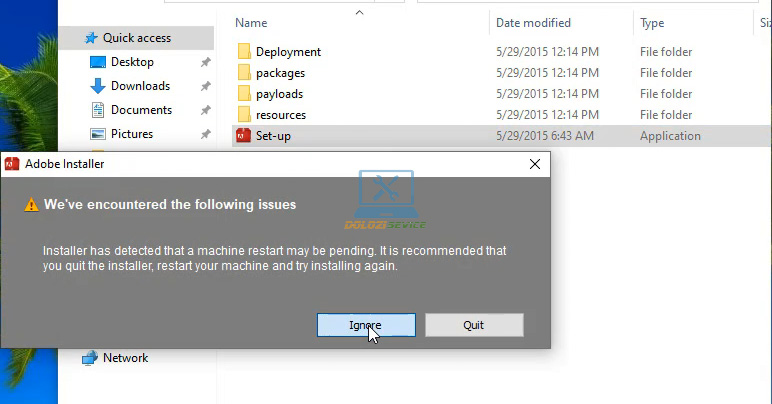 Cách cài đặt và tải Illustrator 2015 đơn giản cho người dùng 4 Chọn Ignore