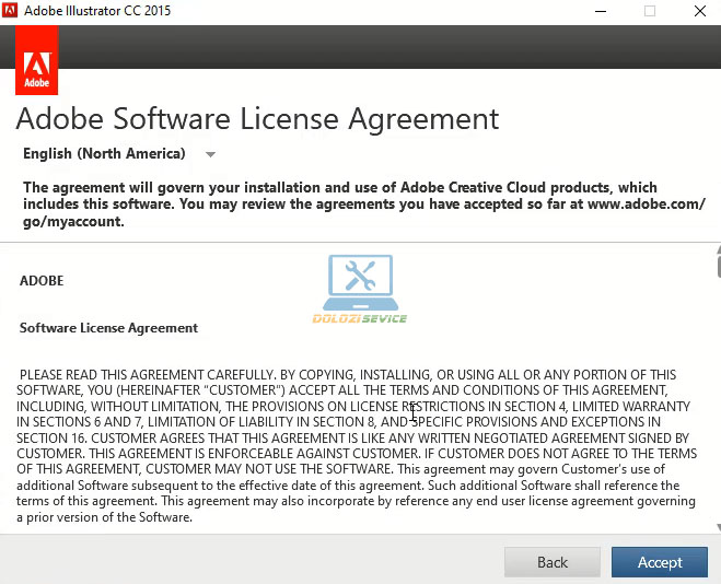 Cách cài đặt và tải Illustrator 2015 đơn giản cho người dùng 8 Chọn Accept