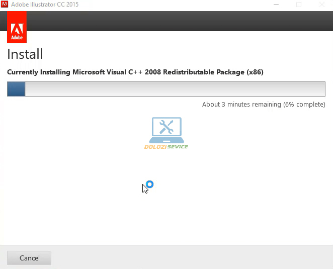 Cách cài đặt và tải Illustrator 2015 đơn giản cho người dùng 10 Đợi illustrator 2015 Full Crack cài đặt hoàn tất