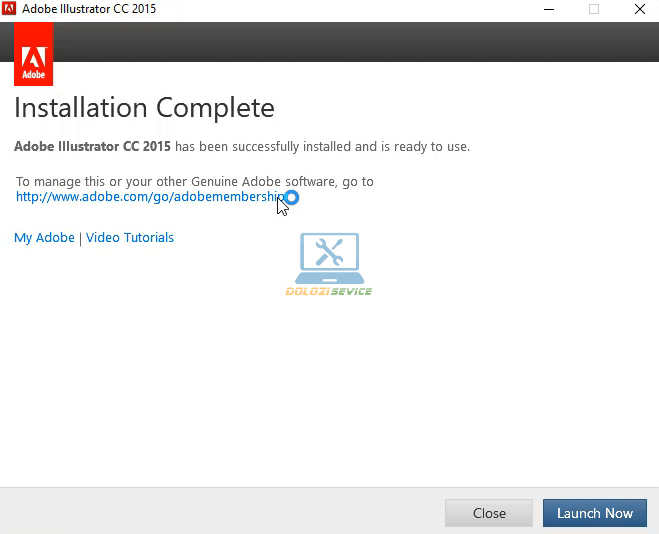 Cách cài đặt và tải Illustrator 2015 đơn giản cho người dùng 11 Hoàn tất cài đặt illustrator 2015 Full Crack
