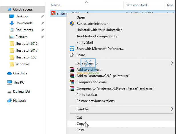Copy File kích hoạt bản quyền
