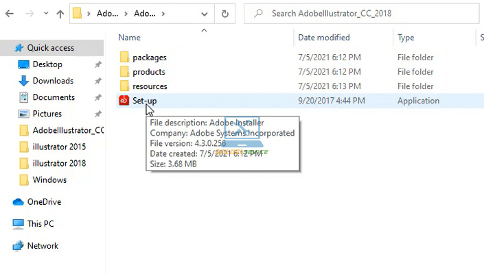 Chạy File cài đặt phần mềm