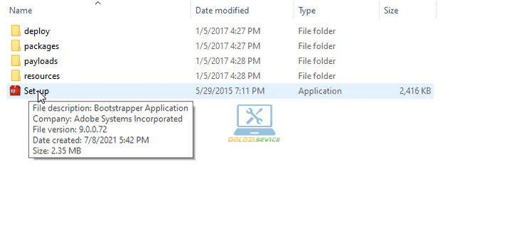 Hướng Dẫn Cài Đặt và Tải InDesign 2015 Đơn Giản 3 Chạy File cài đặt phần mềm