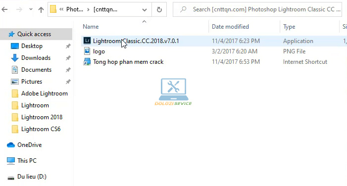 Chạy File cài đặt phần mềm